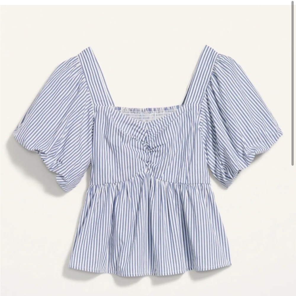 NWT Old Navy Puff Sleeve Top - Picture 3 of 7